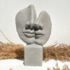 IVY - Décoration visages enlacés en béton – Image 3