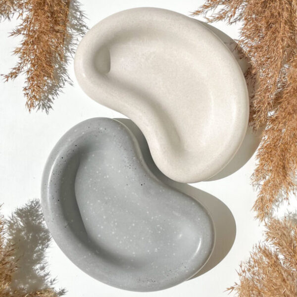 JOAN - Coupelle demi-lune en béton – Image 4