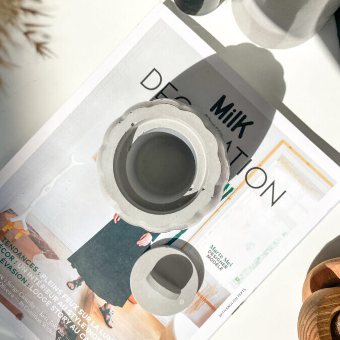 ORPHÉE - Pot organique en béton – Image 3