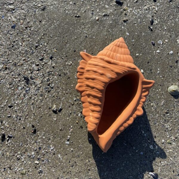 FIDJI -  Coquillage en béton Terracotta – Image 4